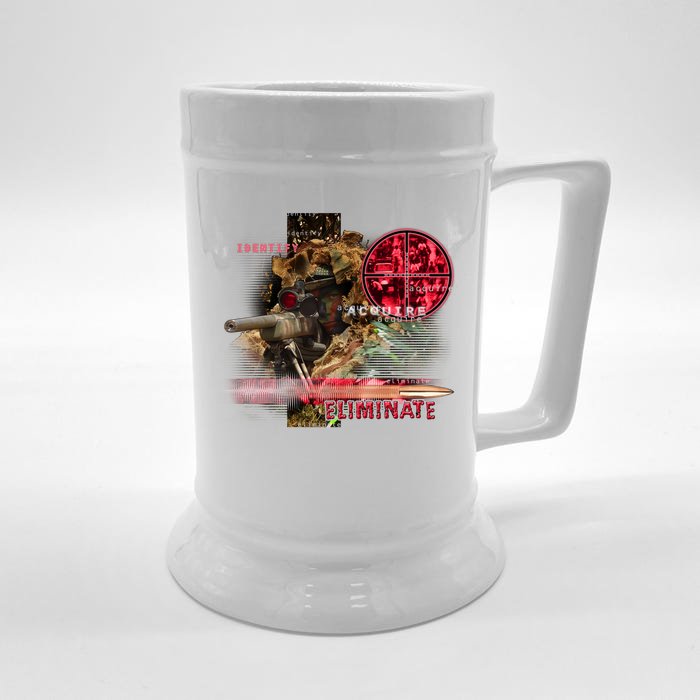 Sniper Front & Back Beer Stein