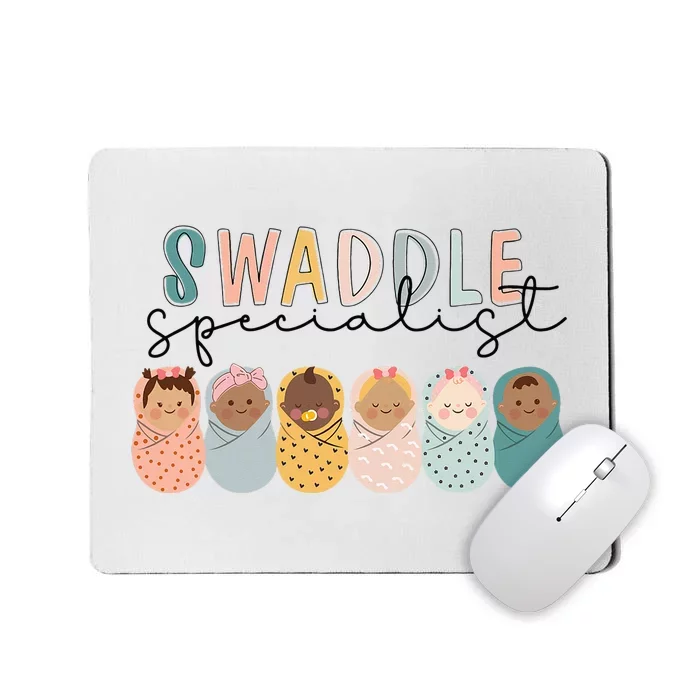 Swaddle Specialist NICU Mother Baby Nurse Tech Neonatal ICU Mousepad