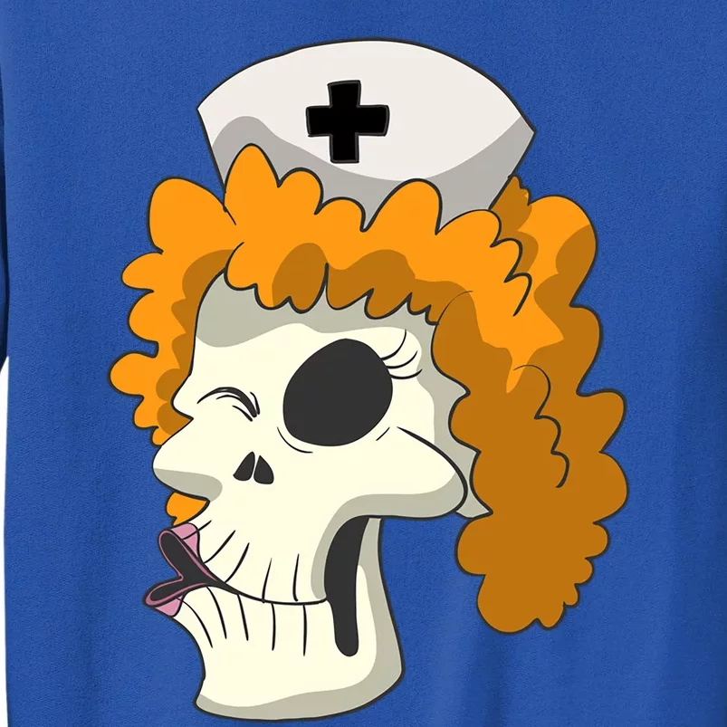 Skull Skeleton Nurse Cool Gift Tall Sweatshirt