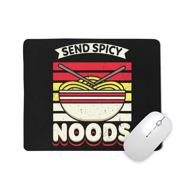 Send Spicey Noods Retro Artwork For A Ra Noodle Lover Mousepad