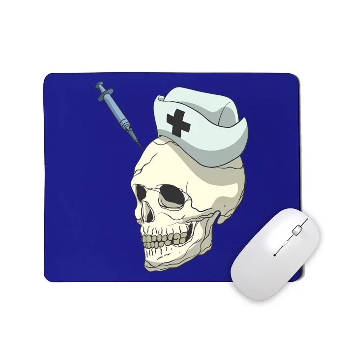 Skull Skeleton Nurse Injection Cute Gift Mousepad