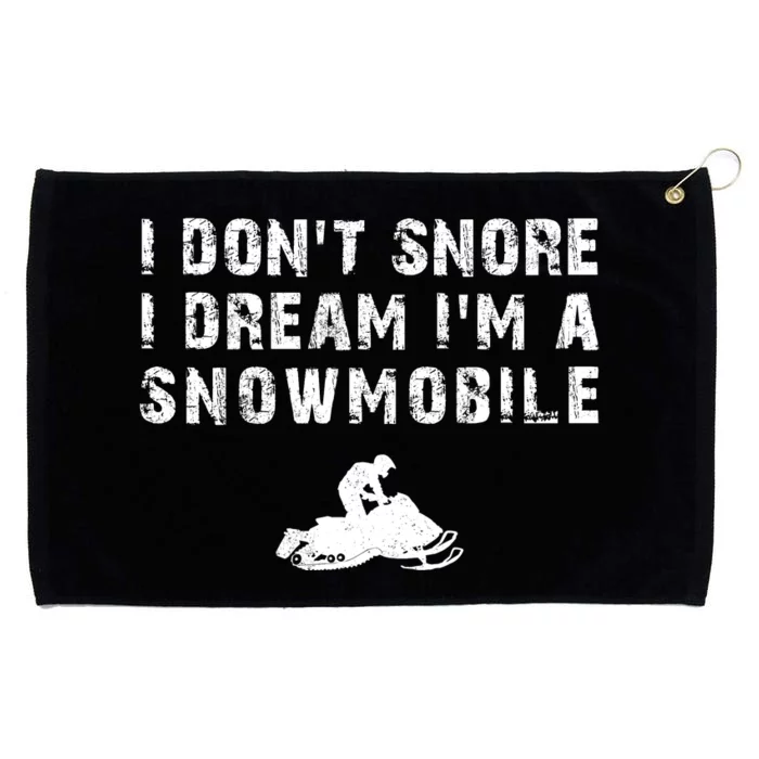 Snowmobile Grommeted Golf Towel