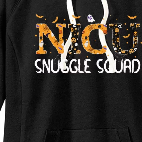 Snuggle Squad NICU Nurse Neonatal Nurse Halloween Costume Women's Fleece Hoodie