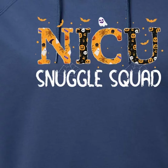 Snuggle Squad NICU Nurse Neonatal Nurse Halloween Costume Performance Fleece Hoodie