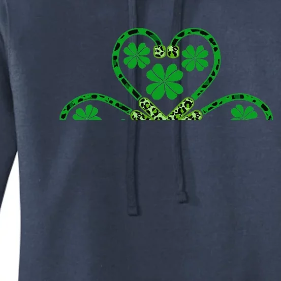 Shamrock Stethoscope Nurse St Patricks Day Lucky Women's Pullover Hoodie