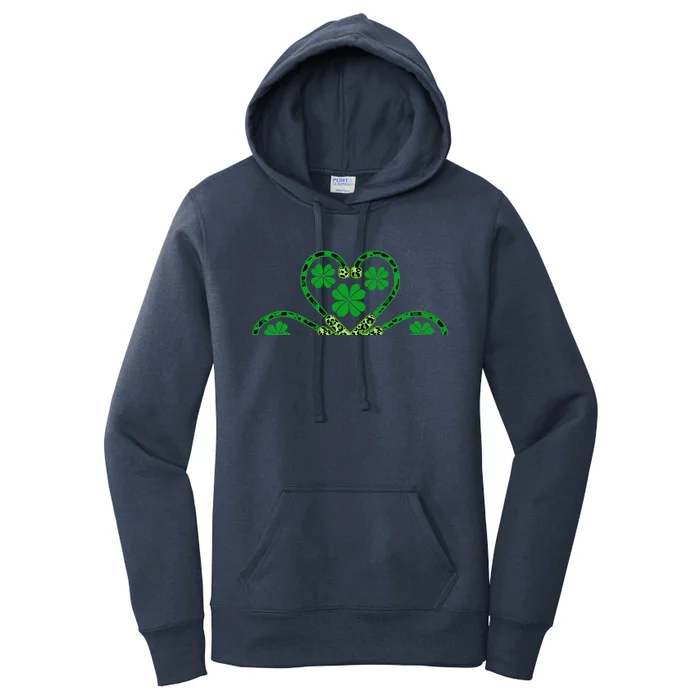 Shamrock Stethoscope Nurse St Patricks Day Lucky Women's Pullover Hoodie