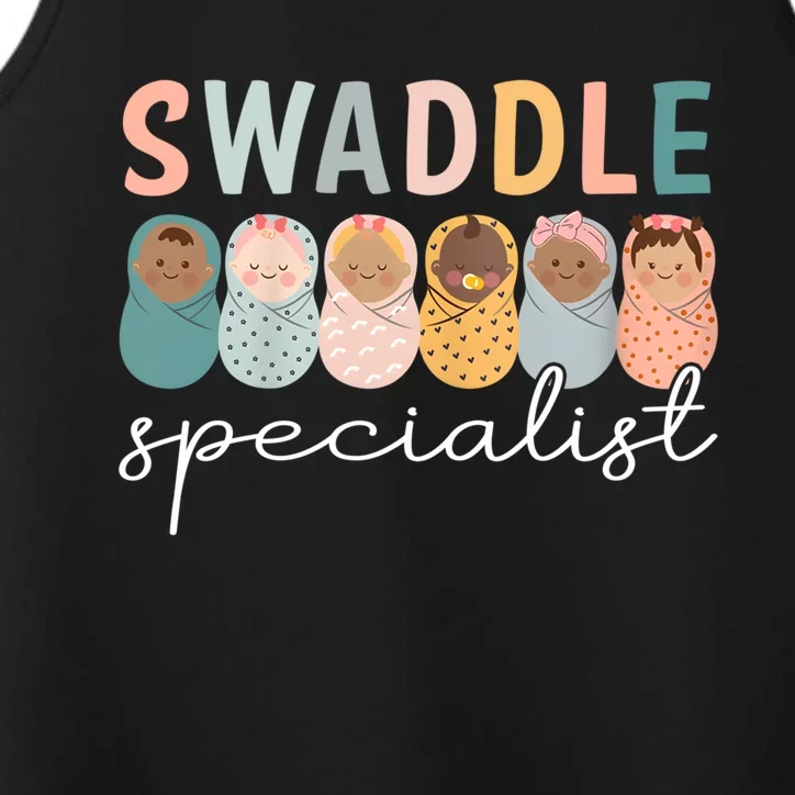 Swaddle Specialist Nicu Mother Nurse Tech Neonatal Icu Gift Performance Tank