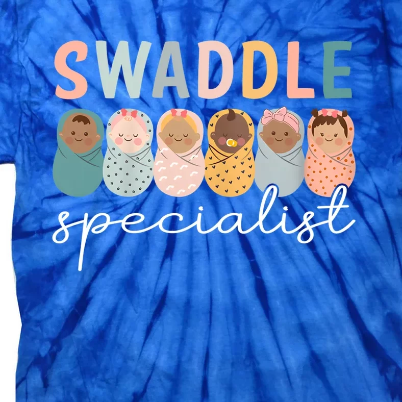 Swaddle Specialist Nicu Mother Nurse Tech Neonatal Icu Gift Tie-Dye T-Shirt