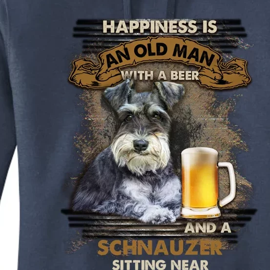 Schnauzer Sitting Near Old Gift For You Great Gift Women's Pullover Hoodie