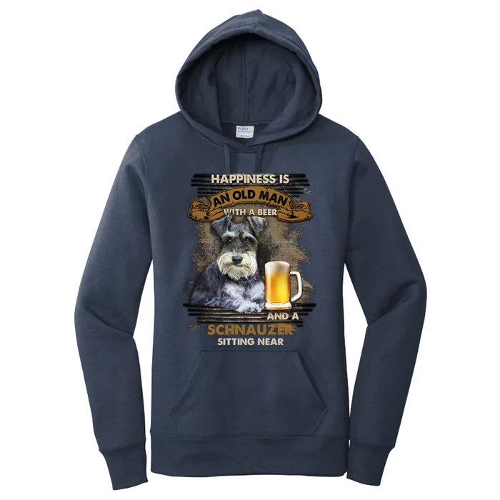 Schnauzer Sitting Near Old Gift For You Great Gift Women's Pullover Hoodie