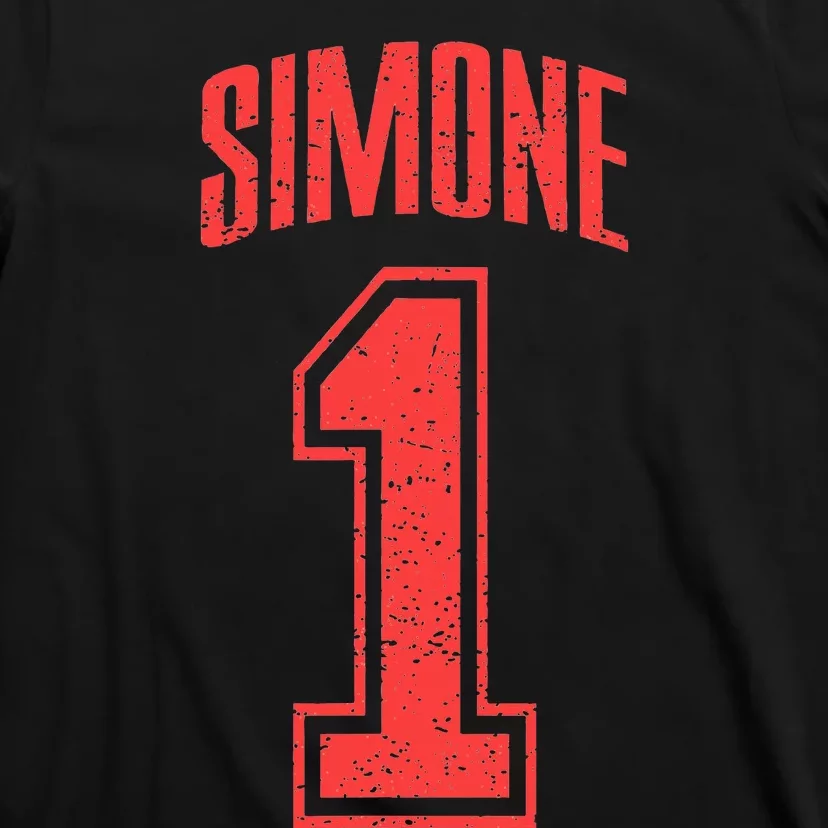 Simone Supporter Number 1 Biggest Fan T-Shirt