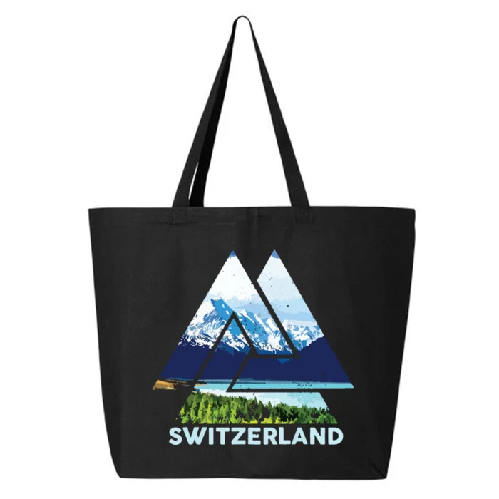 Switzerland Swiss Nature Alps Mountains 25L Jumbo Tote