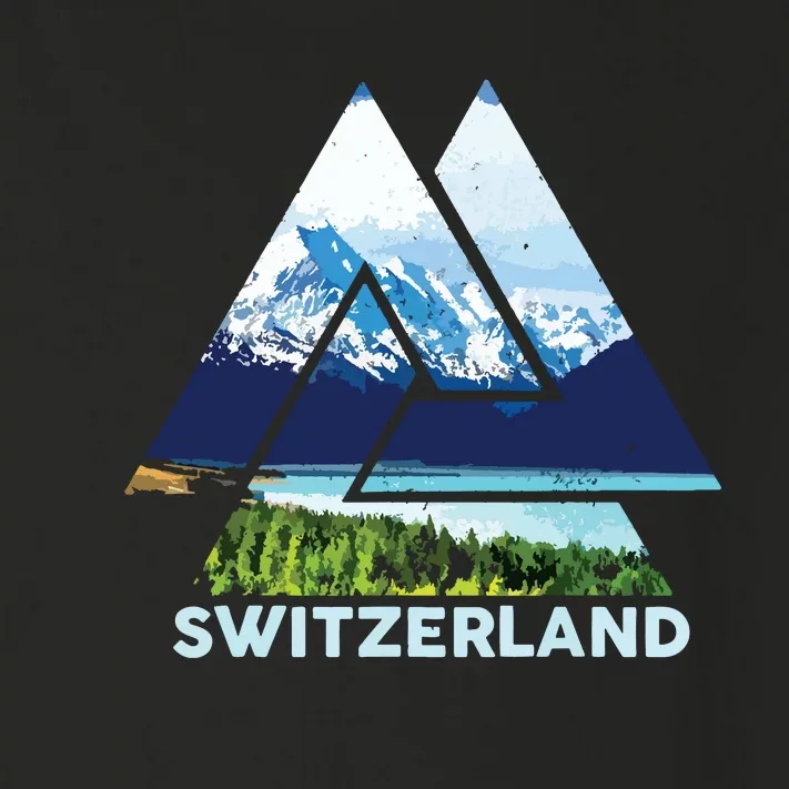 Switzerland Swiss Nature Alps Mountains Toddler Long Sleeve Shirt