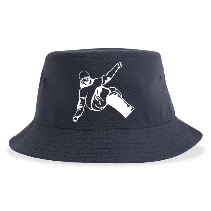 Snowboard Sustainable Bucket Hat