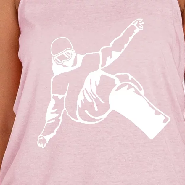 Snowboard Women's Knotted Racerback Tank