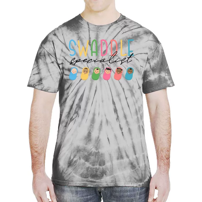 Swaddle Specialistl&D Nurselabor And Delivery Nurse Tie-Dye T-Shirt