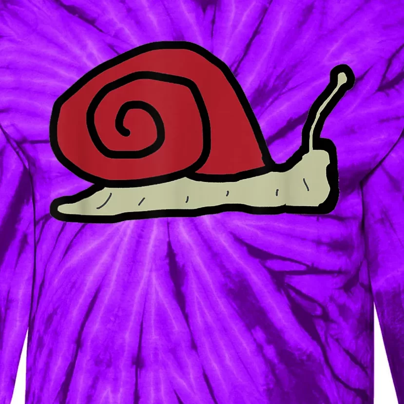 Snail Tie-Dye Long Sleeve Shirt