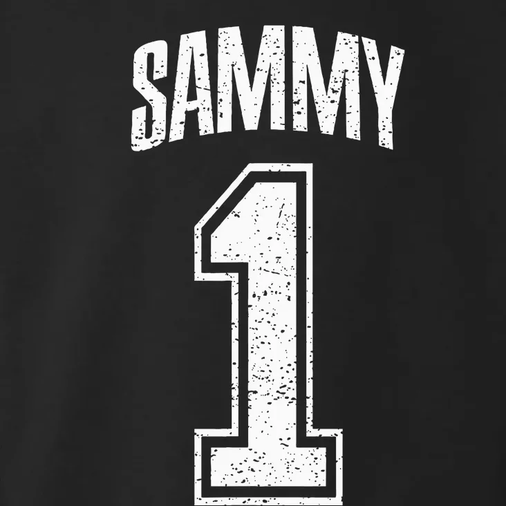 Sammy Supporter Number 1 Greatest Fan Toddler Hoodie