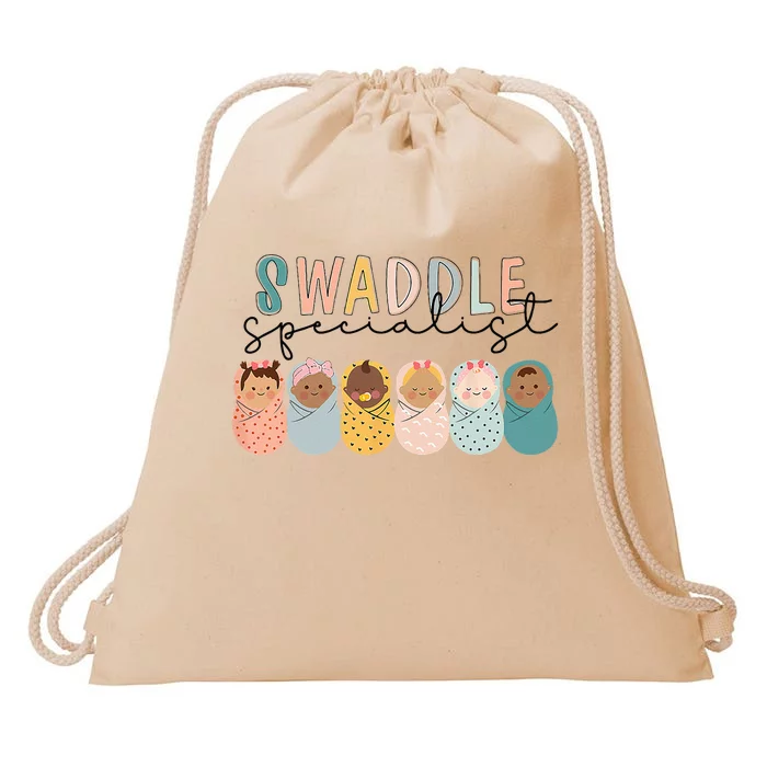 Swaddle Specialist NICU Mother Baby Nurse Tech Neonatal ICU Drawstring Bag