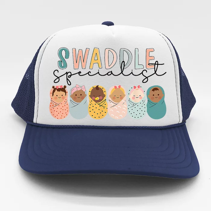 Swaddle Specialist NICU Mother Baby Nurse Tech Neonatal ICU Trucker Hat