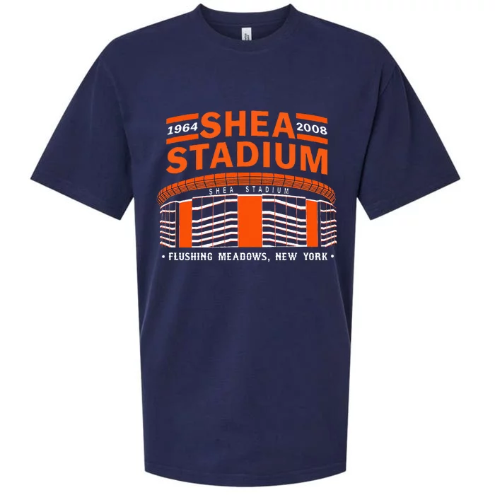 Shea Stadium New York Retro Baseball Park Vintage Old School Sueded Cloud Jersey T-Shirt