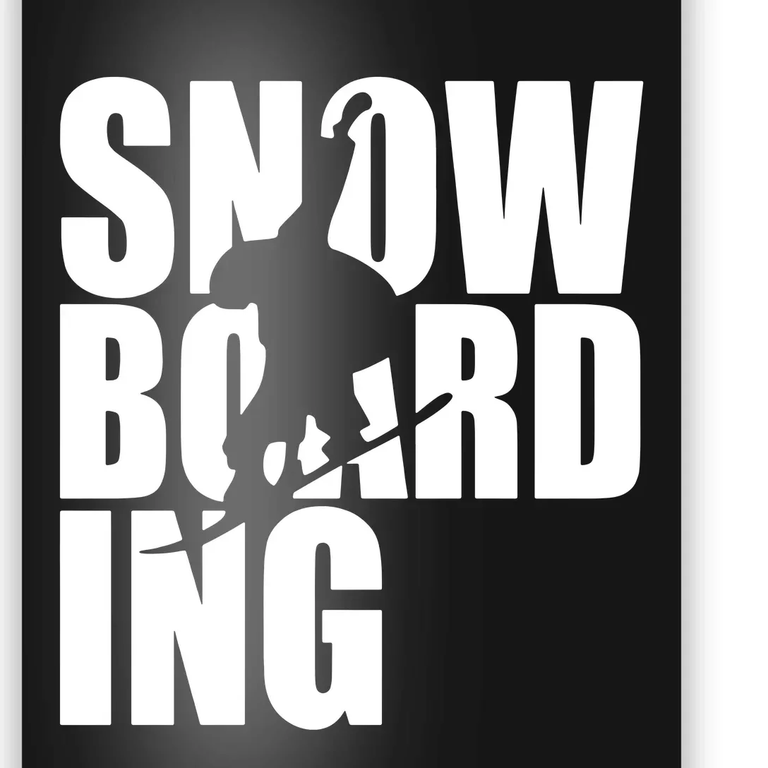 Snowboarding Poster