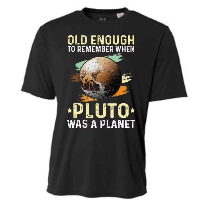 Solar System old enough Pluto Space and Planets Science Cooling Performance Crew T-Shirt