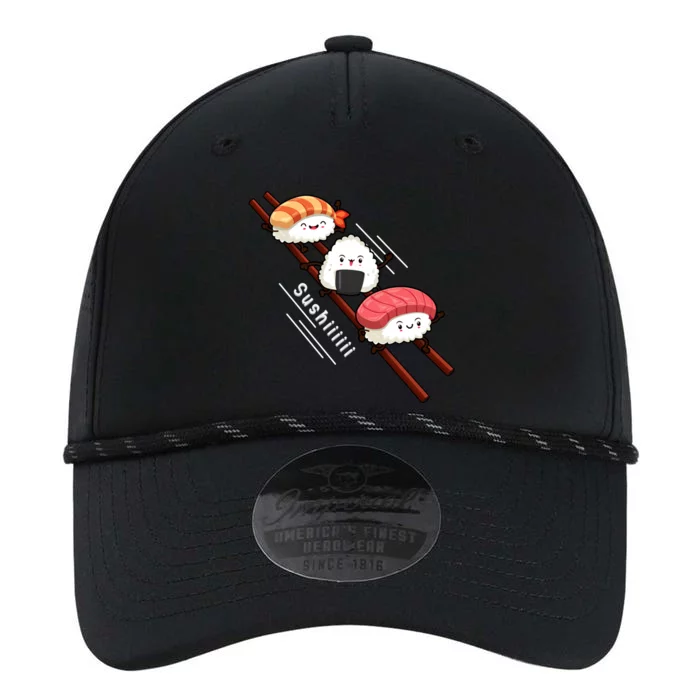 Sushi Sliding On Chopsticks Funny Kawaii Anime Japanese Food Gift Performance The Dyno Cap