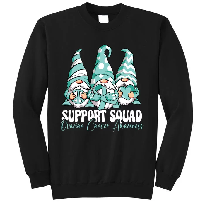 Support Squad Ovarian Cancer Awareness Month Tall Sweatshirt