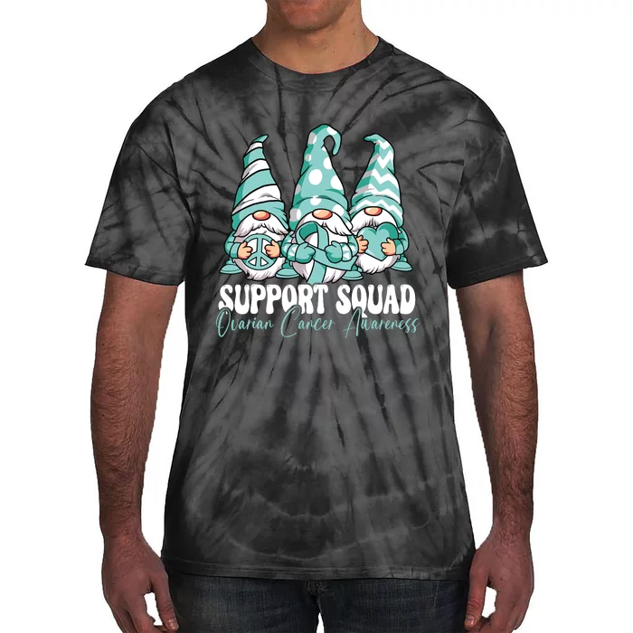 Support Squad Ovarian Cancer Awareness Month Tie-Dye T-Shirt