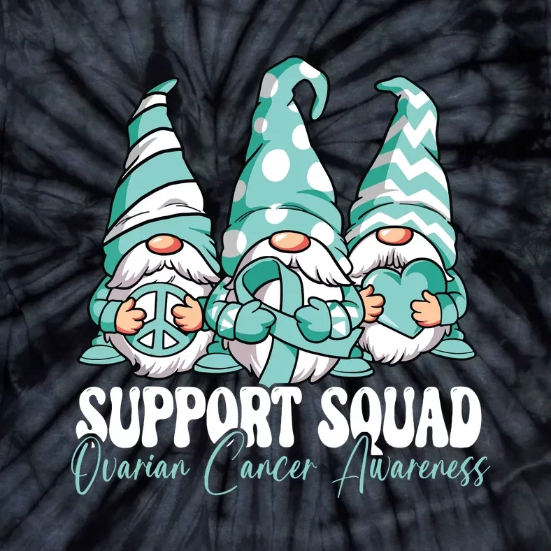 Support Squad Ovarian Cancer Awareness Month Tie-Dye T-Shirt