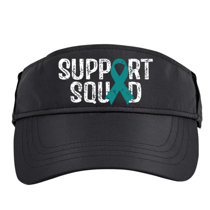 Support Squad Ovarian Cancer Awareness Adult Drive Performance Visor