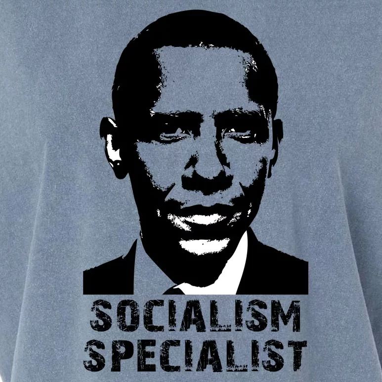 Socialism Specialist Obama Garment-Dyed Women's Muscle Tee