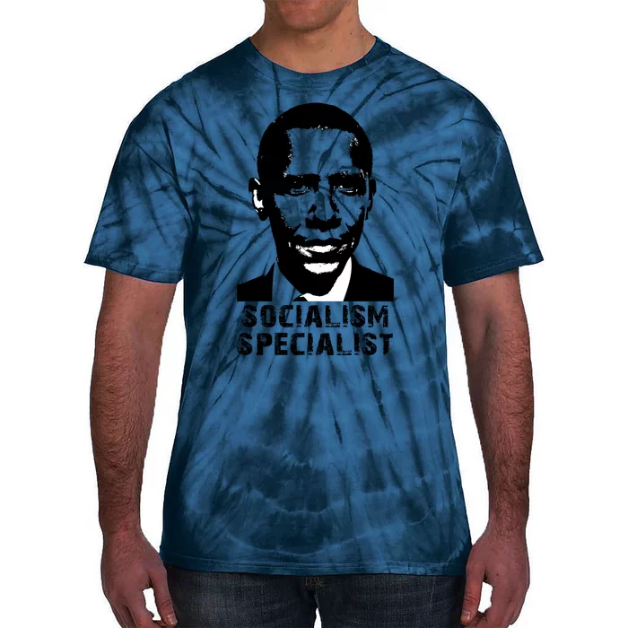 Socialism Specialist Obama Tie-Dye T-Shirt