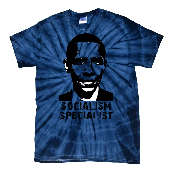 Socialism Specialist Obama Tie-Dye T-Shirt