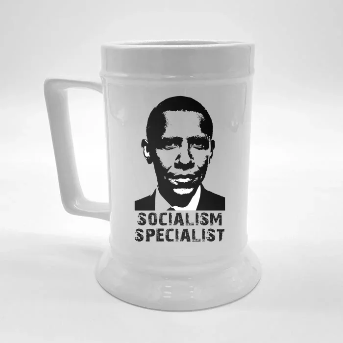 Socialism Specialist Obama Front & Back Beer Stein