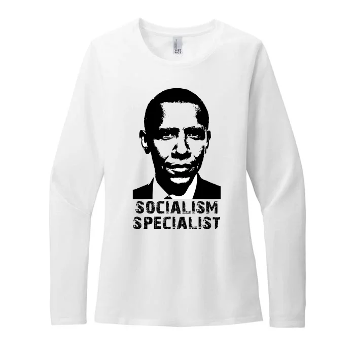 Socialism Specialist Obama Womens CVC Long Sleeve Shirt