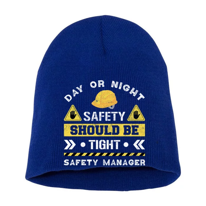 Security Safety Officer Security Officer Safety Ager Great Gift Short Acrylic Beanie