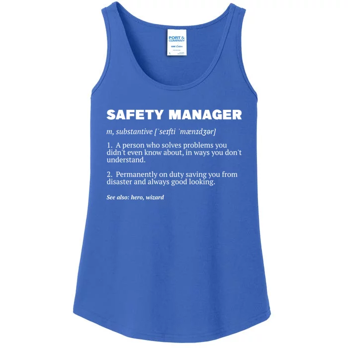 Security Security Officer Project Safety Ager Funny Gift Ladies Essential Tank