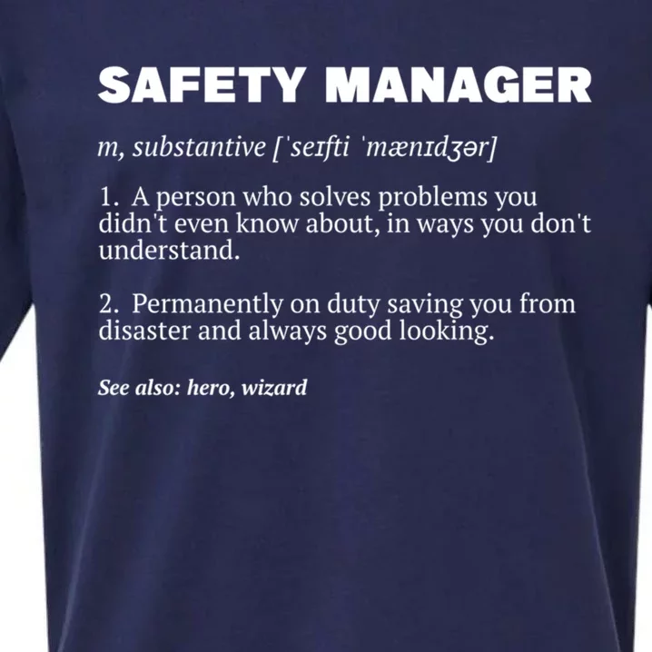 Security Security Officer Project Safety Ager Funny Gift Sueded Cloud Jersey T-Shirt