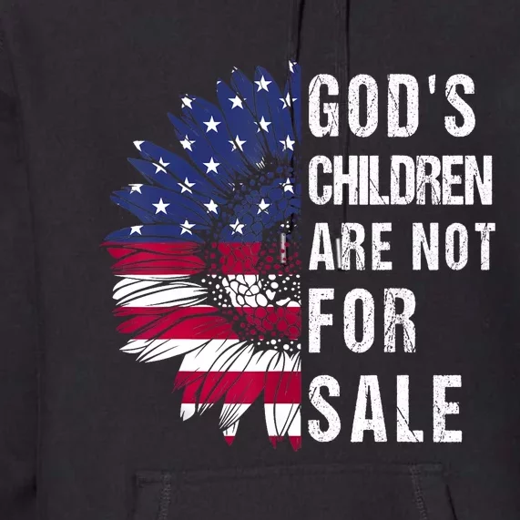 Sunflower Save Our Children Human Rights Premium Hoodie