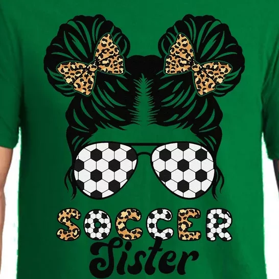 Soccer Sister Of A Soccer Player Proud Soccer Sis Pajama Set