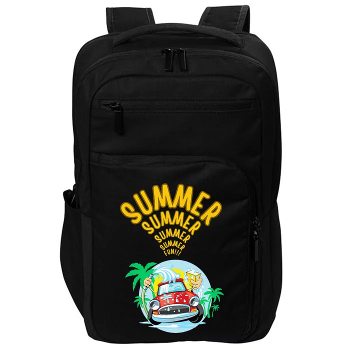 Sweet summer on off timer free time Impact Tech Backpack