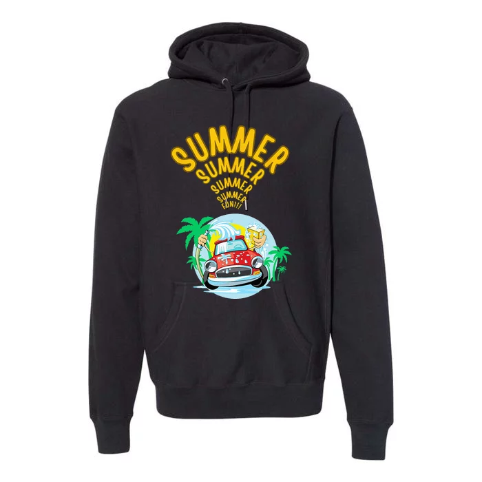 Sweet summer on off timer free time Premium Hoodie