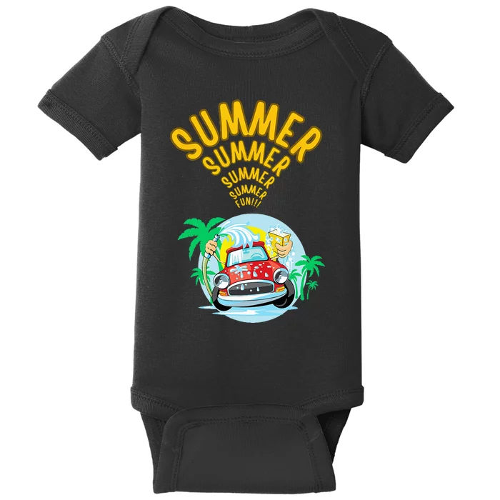 Sweet summer on off timer free time Baby Bodysuit