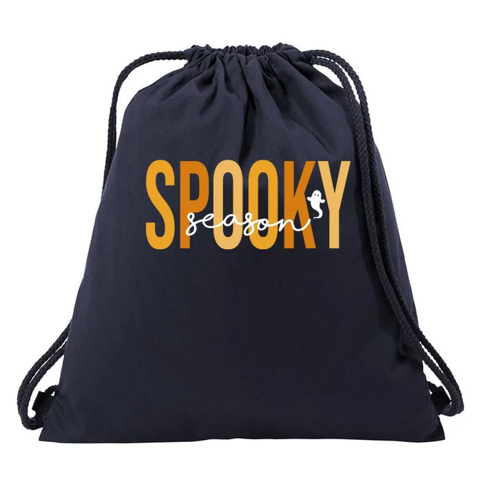 Spooky Season October Festive Halloween Drawstring Bag