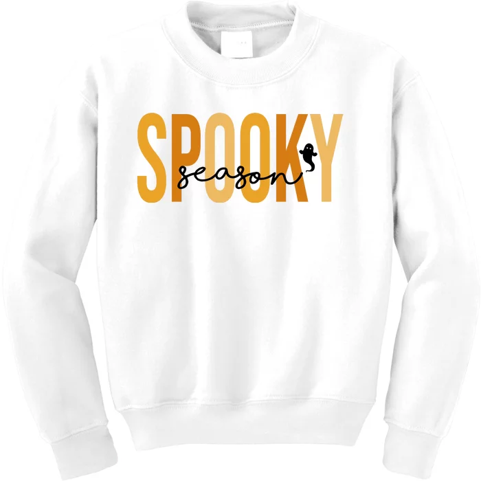 Spooky Season October Festive Halloween Kids Sweatshirt