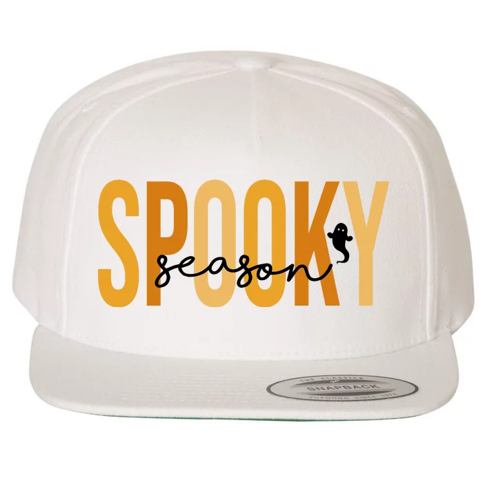 Spooky Season October Festive Halloween Wool Snapback Cap