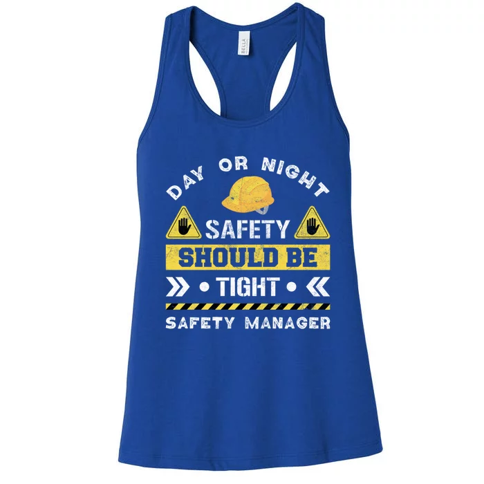 Security Safety Officer Security Officer Safety Ager Meaningful Gift Women's Racerback Tank