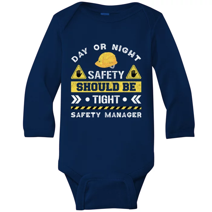 Security Safety Officer Security Officer Safety Ager Meaningful Gift Baby Long Sleeve Bodysuit